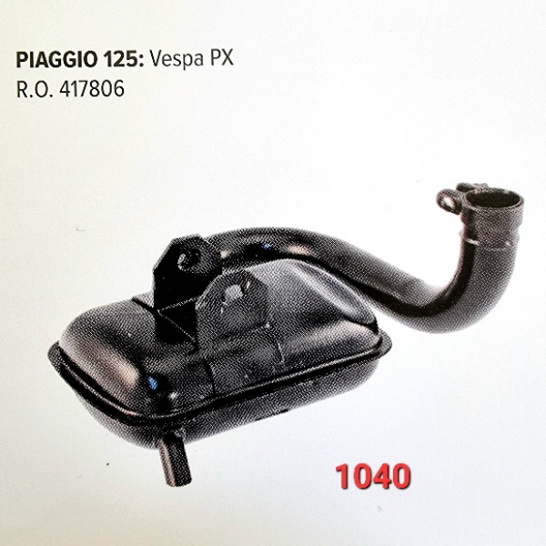 Εξάτμιση Vespa PX 125