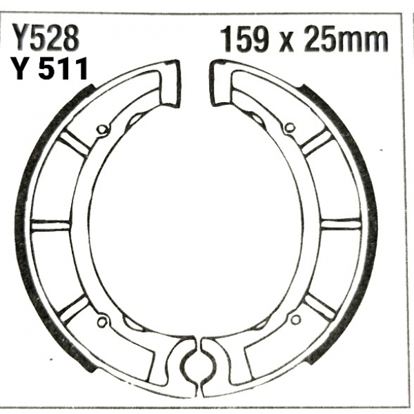 σιαγώνες φρένων Yamaha Y528, Y511